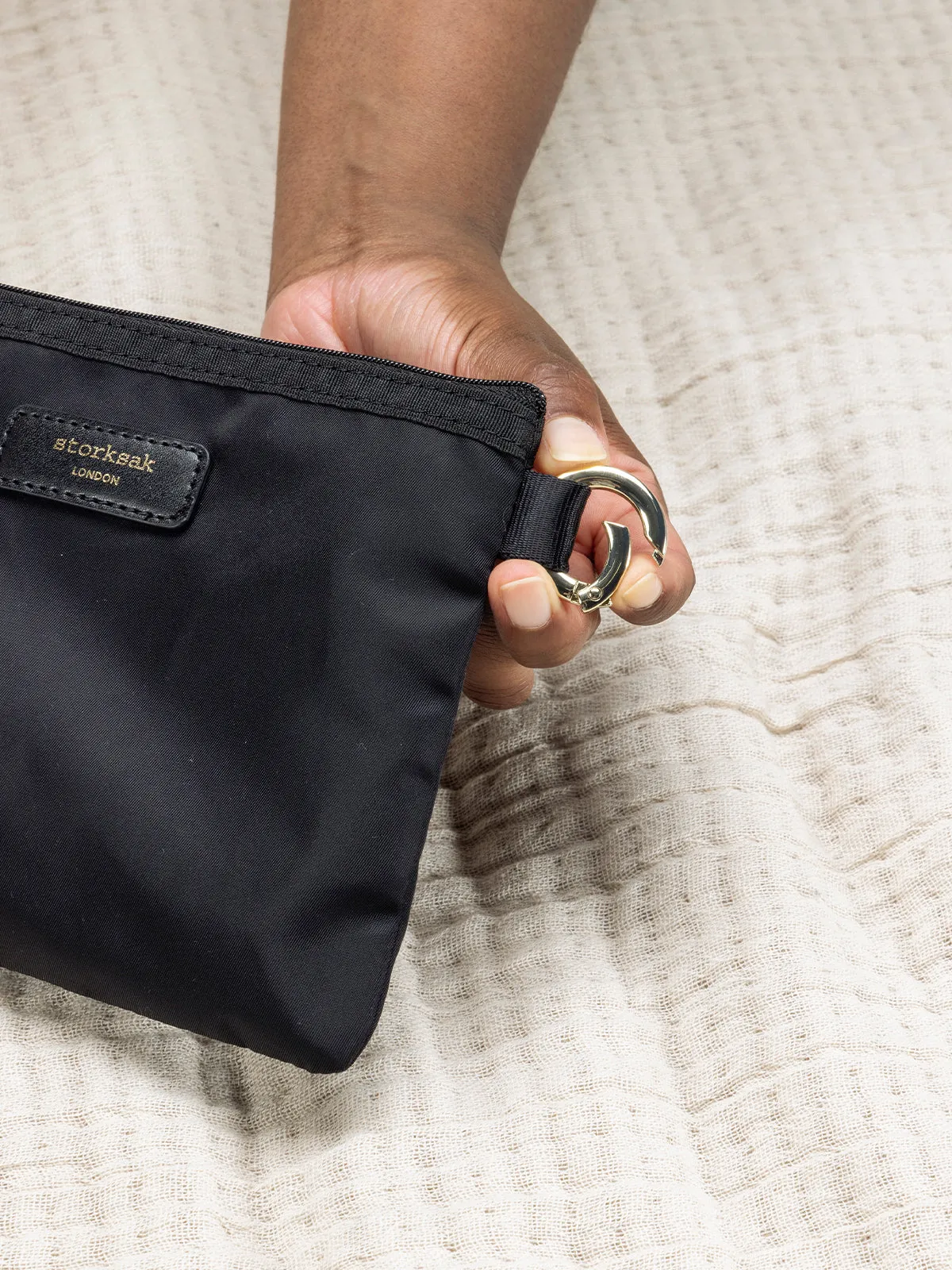 Parent Pouch Set Black & Leopard