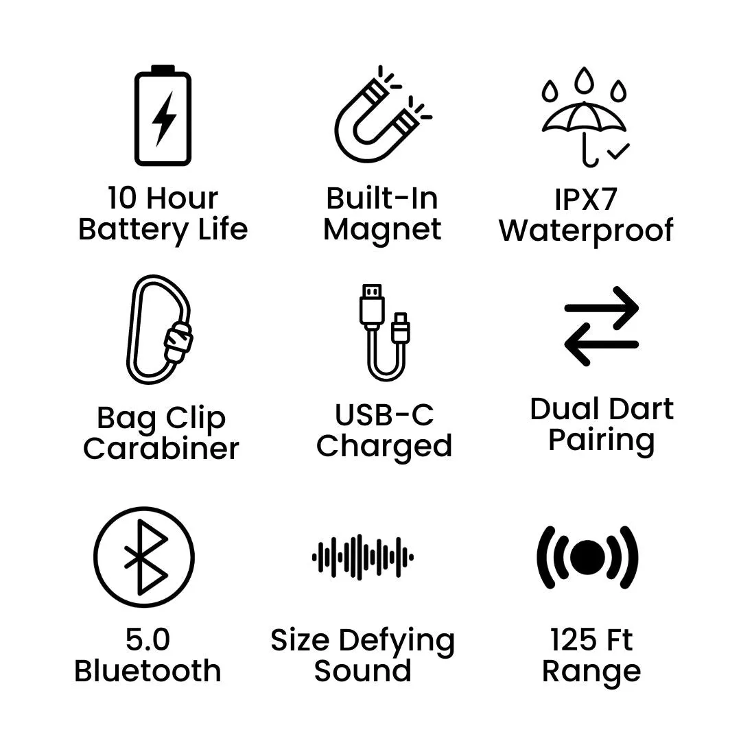 Pinned Golf The Dart 2.0 Golf Speaker