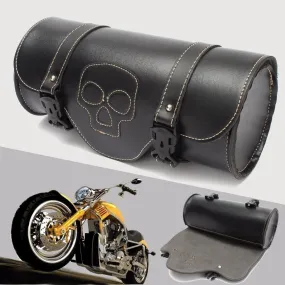 Skull Round Saddle Bag