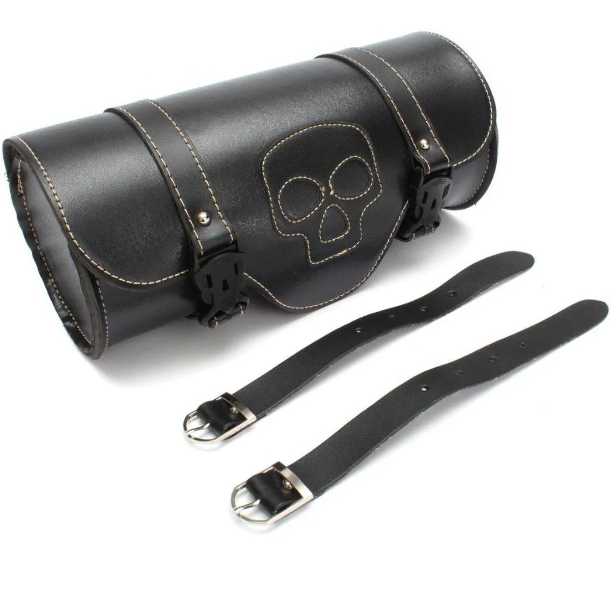 Skull Round Saddle Bag