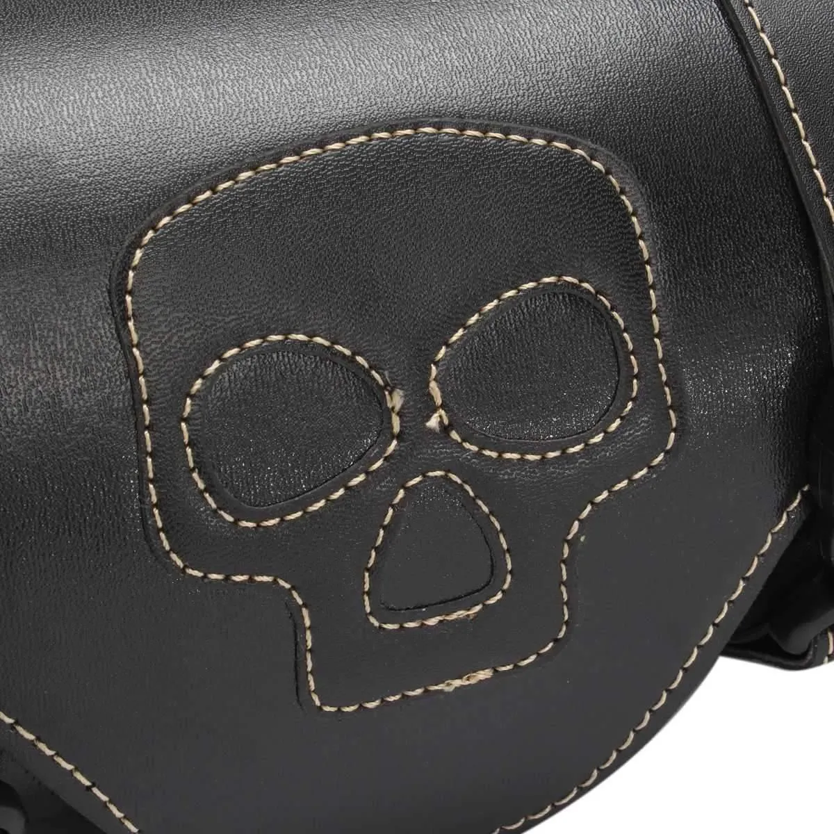 Skull Round Saddle Bag