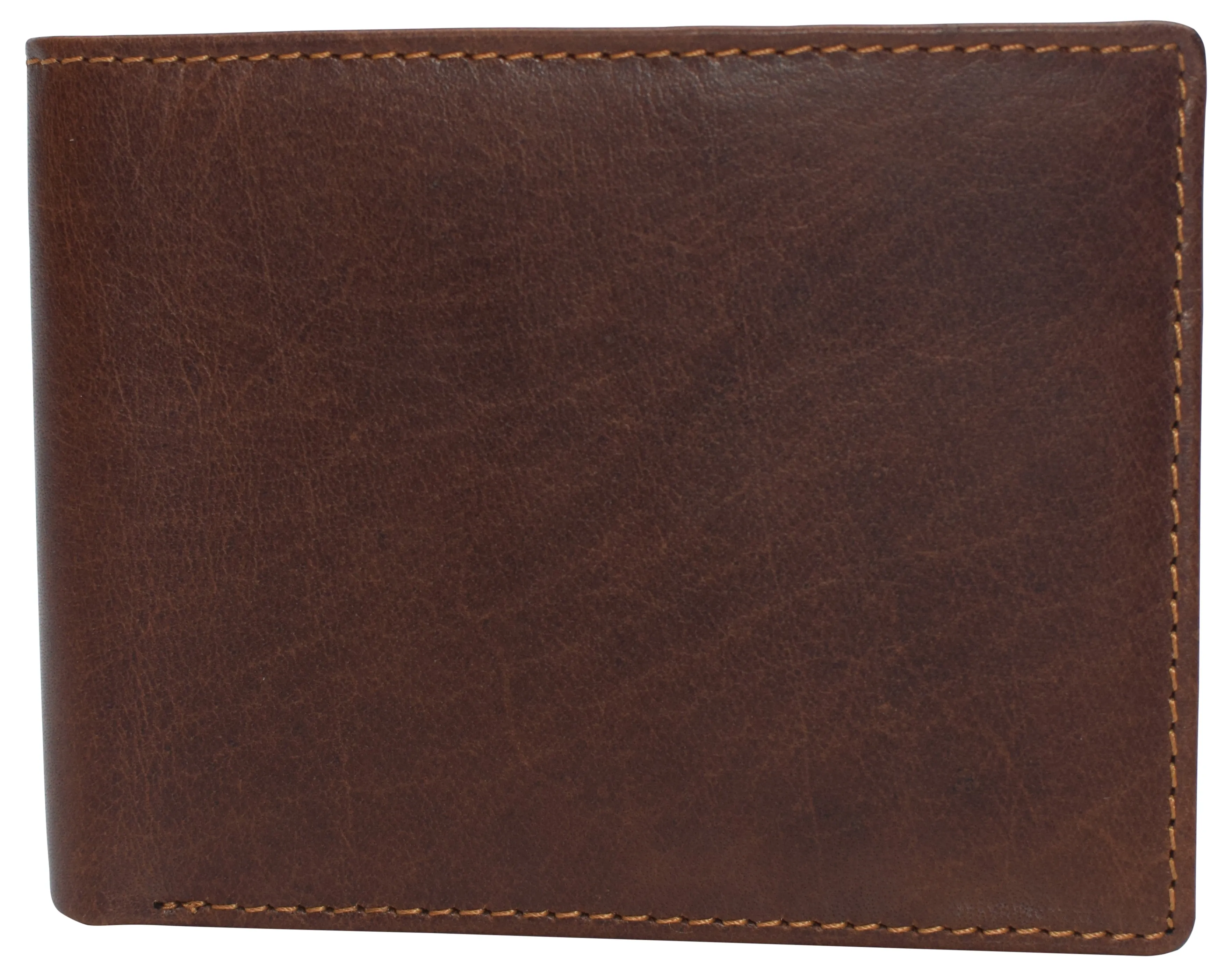Slim Leather Bifold Wallets For Men - Minimalist Mens Wallet RFID Blocking Card Holder With ID Window Gifts For Men