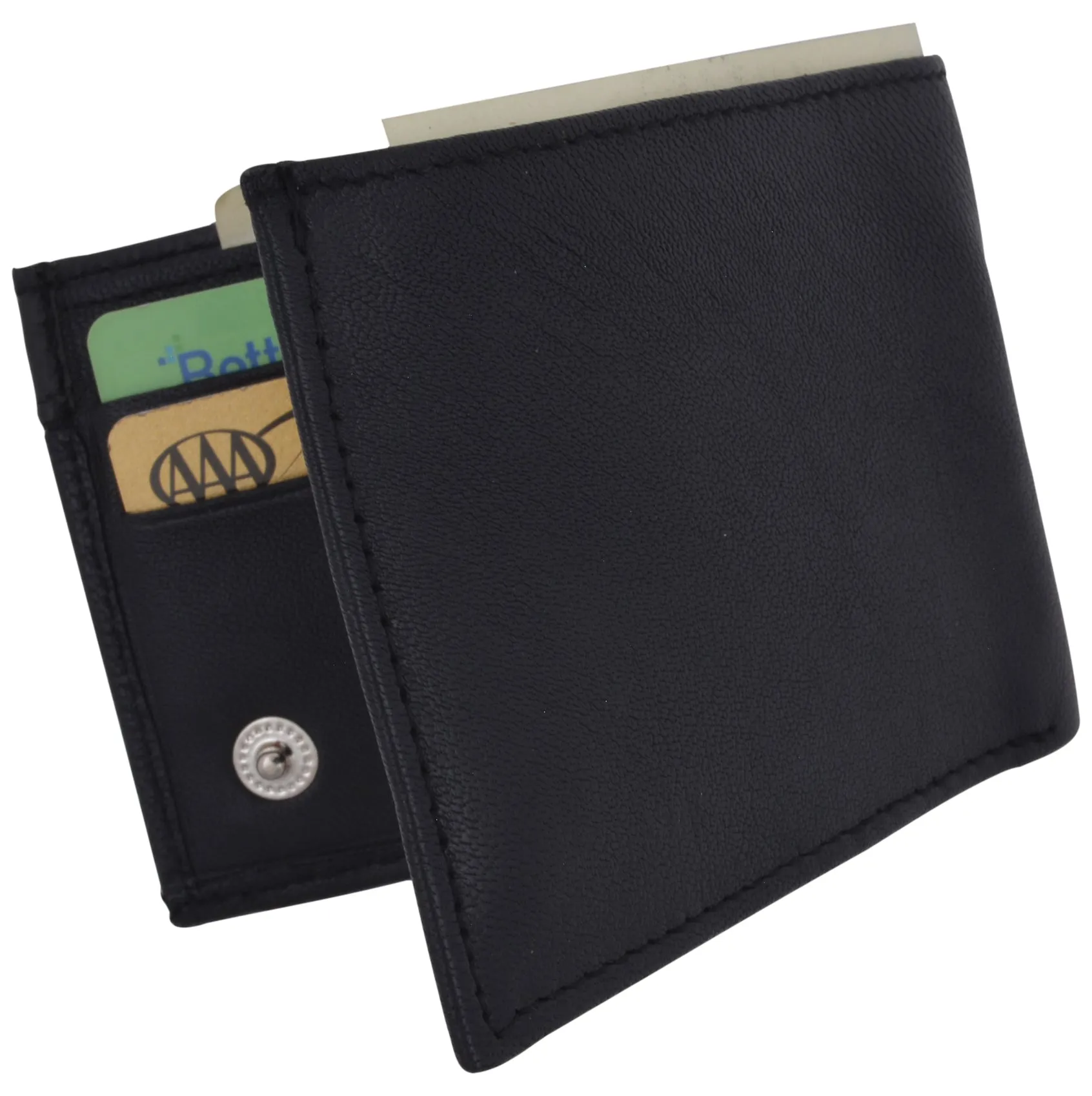 Small Genuine Leather Kids Bifold Wallet 86