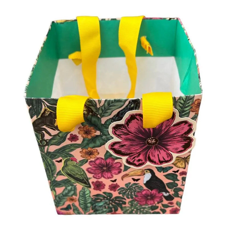 Soleil Jungle Gift Bag Small Square