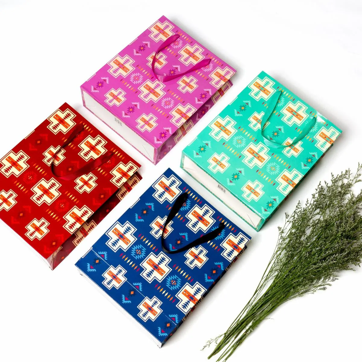 Southwest Print Gift Bags Medium