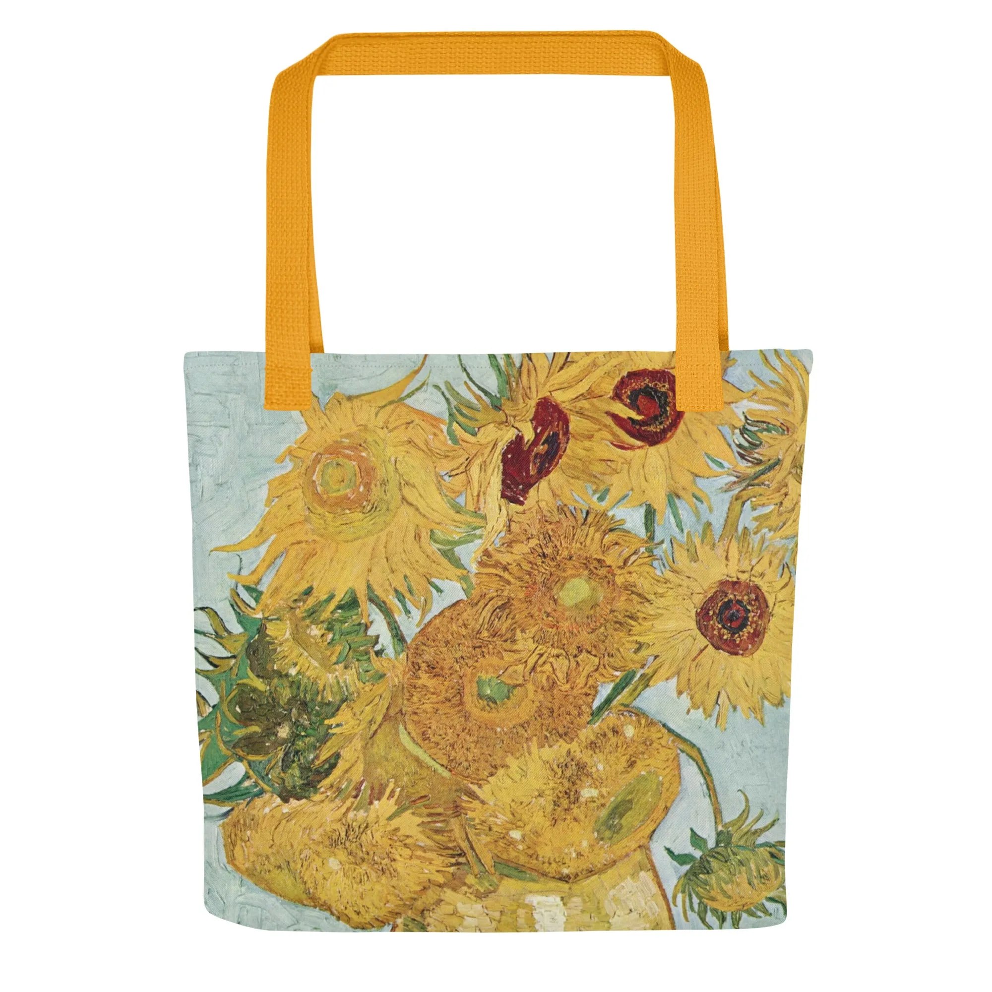 Van Gogh Inspired Sunflowers Tote Bag