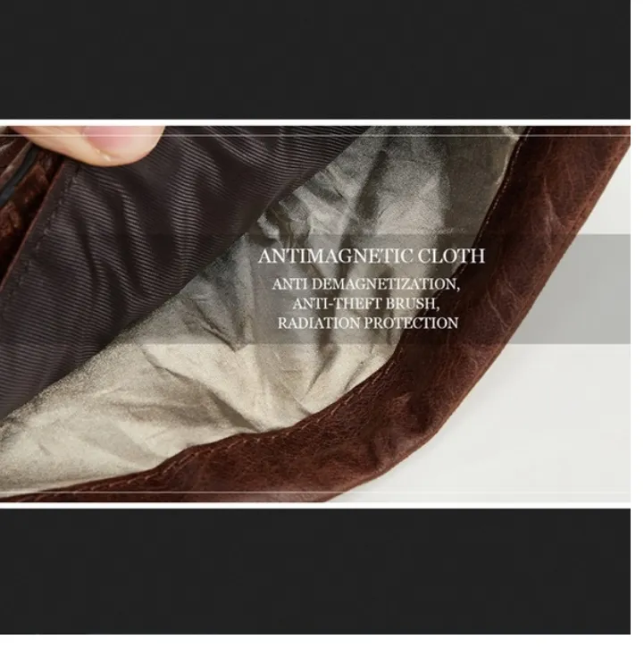 Vintage Solid RFID Card Holder