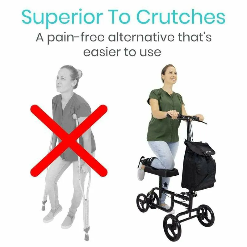 Vive Health Knee Scooter Walker