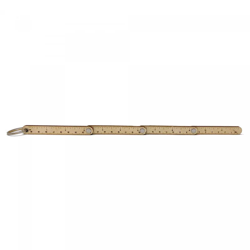 Zig Zag Ruler Keychain